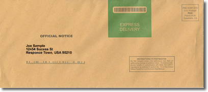 Brown Kraft Envelope for Direct Mail